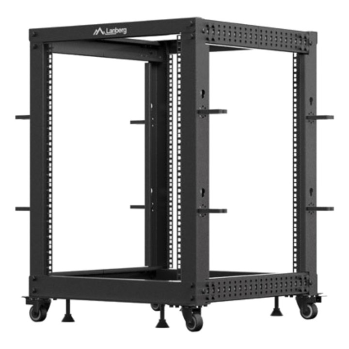 LANBERG Åben rackskab til gulvet 19" 15U 600X600MM
