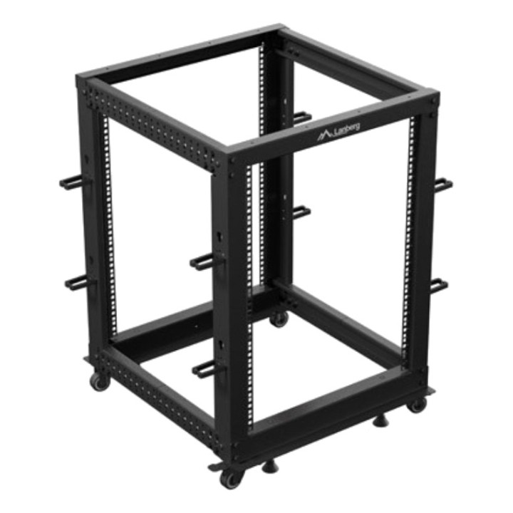 LANBERG Otwarta szafa rack podłogowa 19" 15U 600X600MM