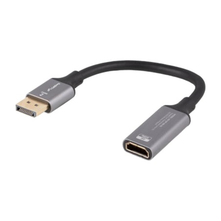 video adaptér samec na samicu s káblom displayport-hdmi-2.0 4k 240hz 20 cm