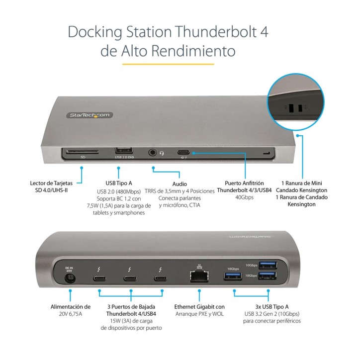 STARTECH.COM 11-in-1 Thunderbolt 4 docking station for
