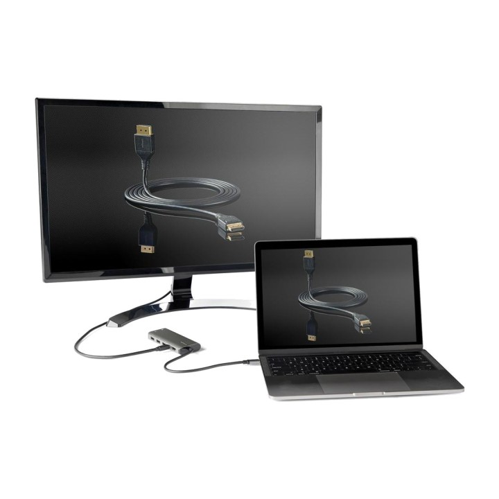 STARTECH.COM USB-C multiportadapter 7 i 1 för bärbar dator