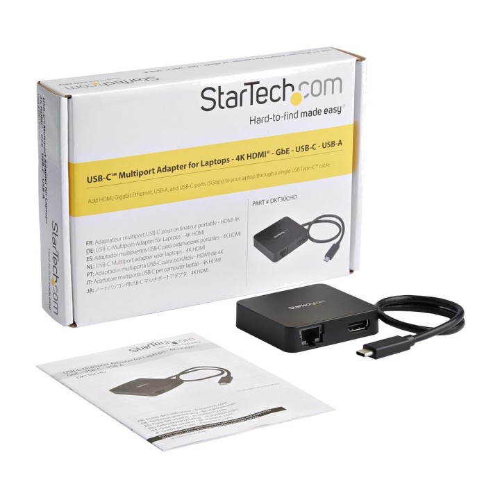 STARTECH.COM Adaptador multiport USB-C 4 en 1 per a portàtil