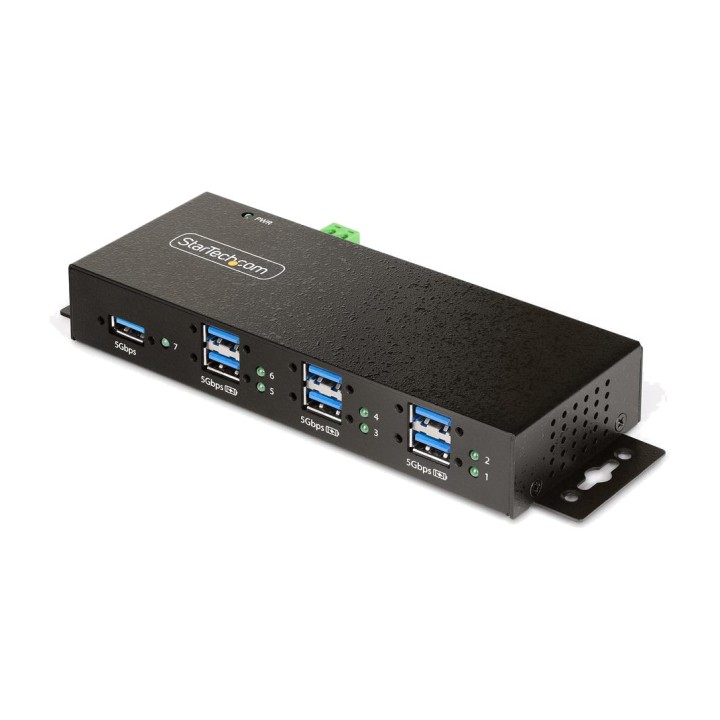 STARTECH.COM Hub USB industrial gestionable de 7 puertos