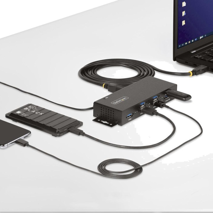 STARTECH.COM Verwaltbarer industrieller 7-Port-USB-Hub für