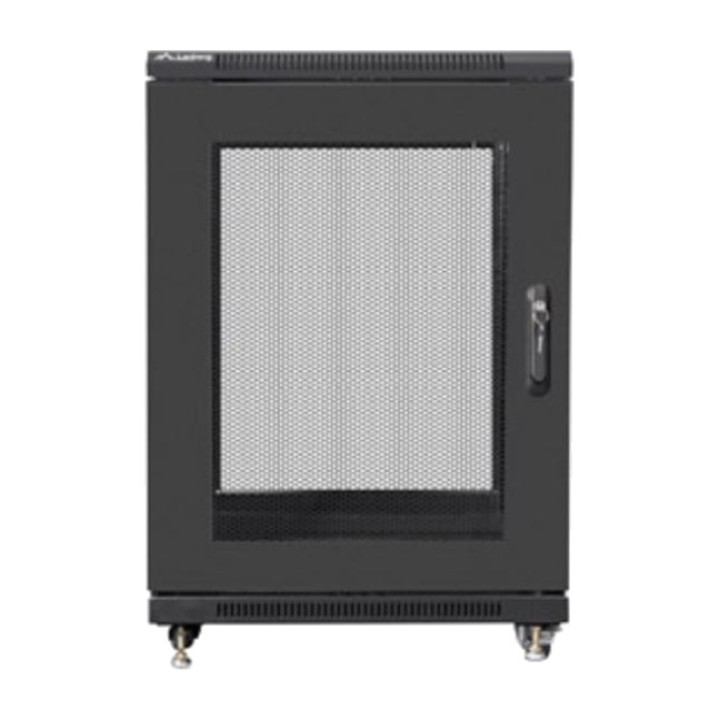 LANBERG Armoire rack au sol avec porte perforée 19" 15U