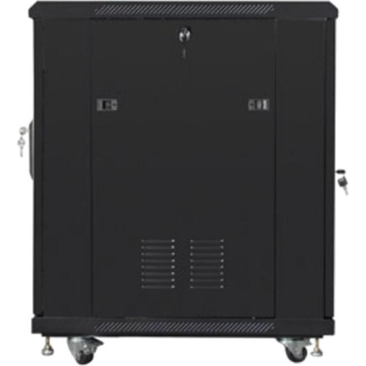 LANBERG Golvrackskåp med perforerad dörr 19" 15U 600X800MM