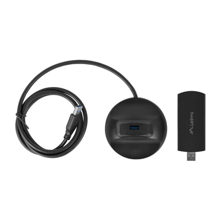 LANBERG Tri-band WiFi 6 USB adapter AX3000 3.0 NC-3000-WI