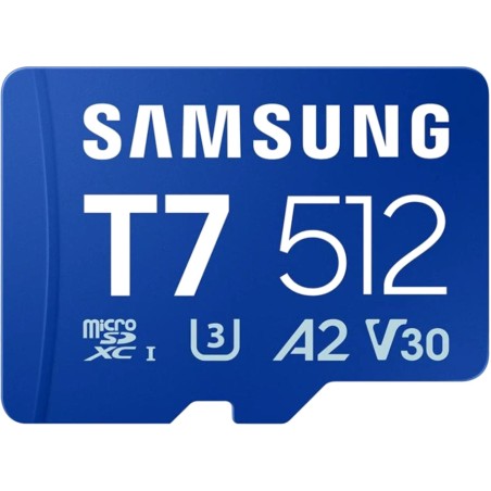 scheda di memoria microsdxc uhs-i t7 512gb u3 v30 a2 mb-mb512t
