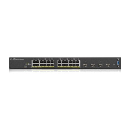 switch rackable géré l2 gigabit poe à 24 ports xgs2210-28hp 4x-sfp+