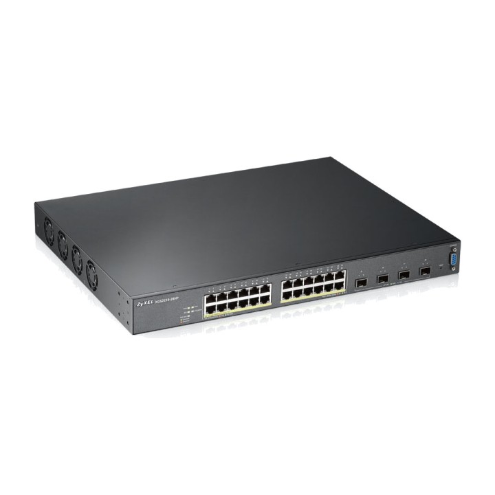 ZYXEL 24-port Gigabit PoE L2 managed rack switch