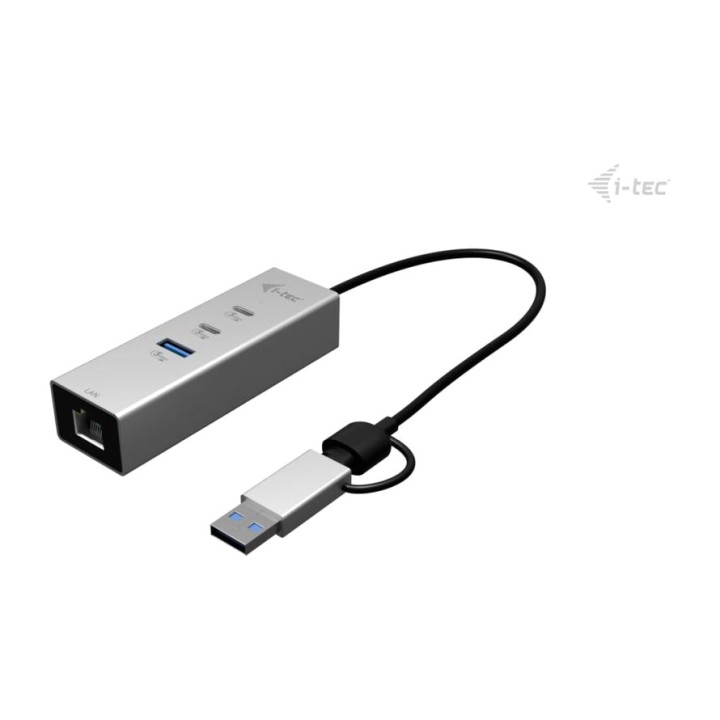 I-TEC Hub USB-C/USB-A avec 3 ports et Ethernet 2,5 Gigabit