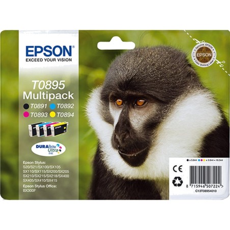 tintenpatronen-pack t089-durabrite ultra 4 uds