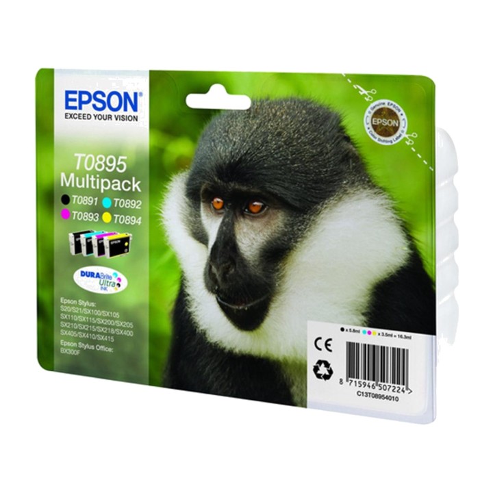 EPSON Ink cartridge pack T089-DURABRITE ULTRA 4 UDS