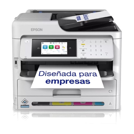 impresora multifunción de tinta con fax, wifi y dúplex workforce-pro wf-c5890dwf a4 34ppm