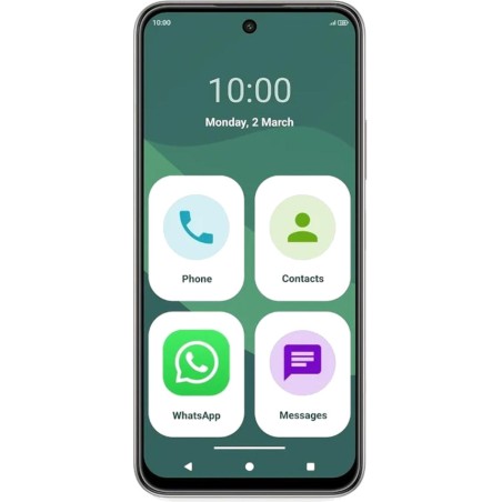 smartphone libre para mayores de 6,67 pulgadas con android 16 zeus-2-elite 128gb 8gb-ram