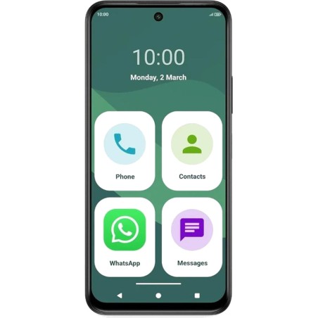 smartphone libre para mayores de 6,67 pulgadas con android 16 zeus-2-elite 128gb 8gb-ram