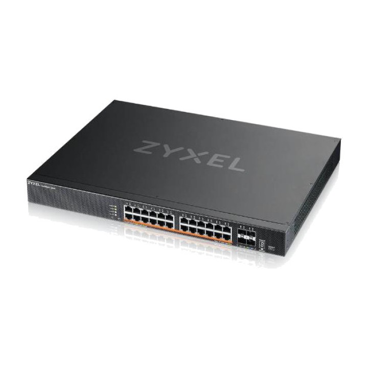 ZYXEL Managed PoE-Switch mit 24 Ports und SFP+-Uplinks