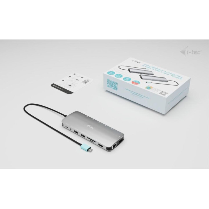 I-TEC Station d’accueil USB-C compacte 13-en-1 pour 3