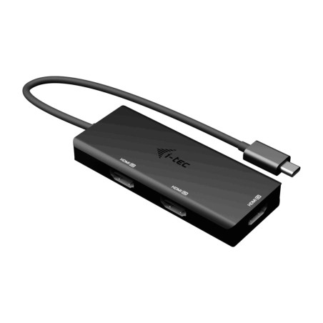 adaptador de vídeo usb-c a triple hdmi 4k con carga power delivery c31triple4khdmipd mst 100w