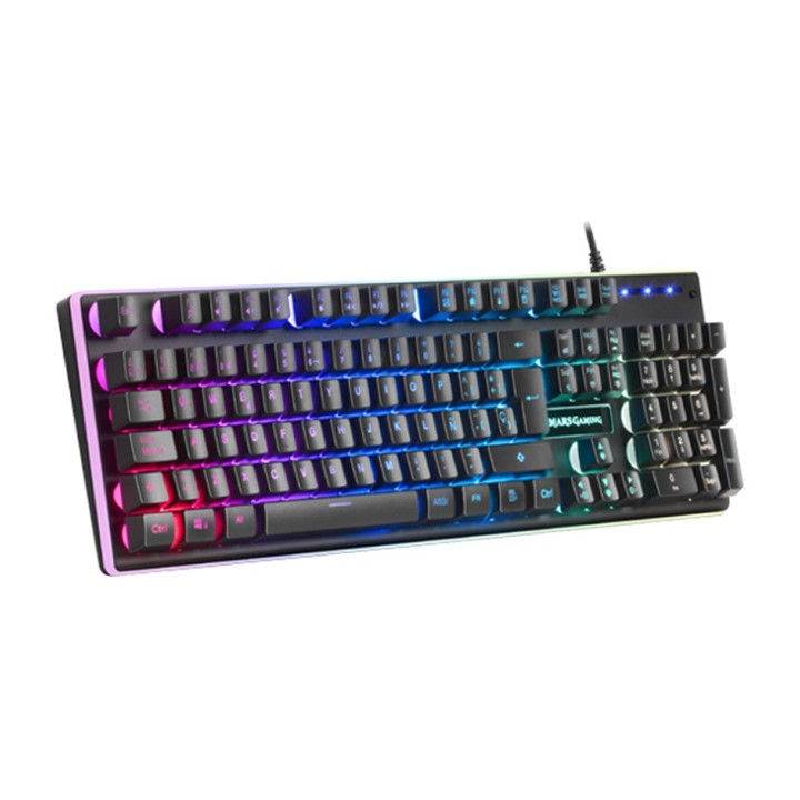 MARS GAMING H-Mech-Gaming-Tastatur mit RGB-Beleuchtung und
