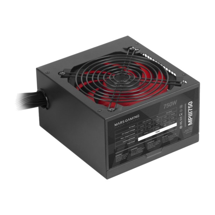MARS GAMING Alimentatore per PC ultrasilenzioso con