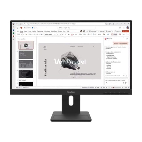 moniteur ips professionnel thinkvision-e22-40 21,5" fhd 100hz