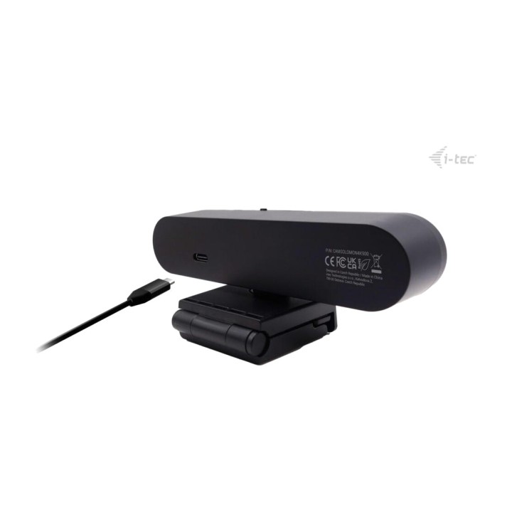 I-TEC Webcam 4K Ultra HD profesional con encuadre automático