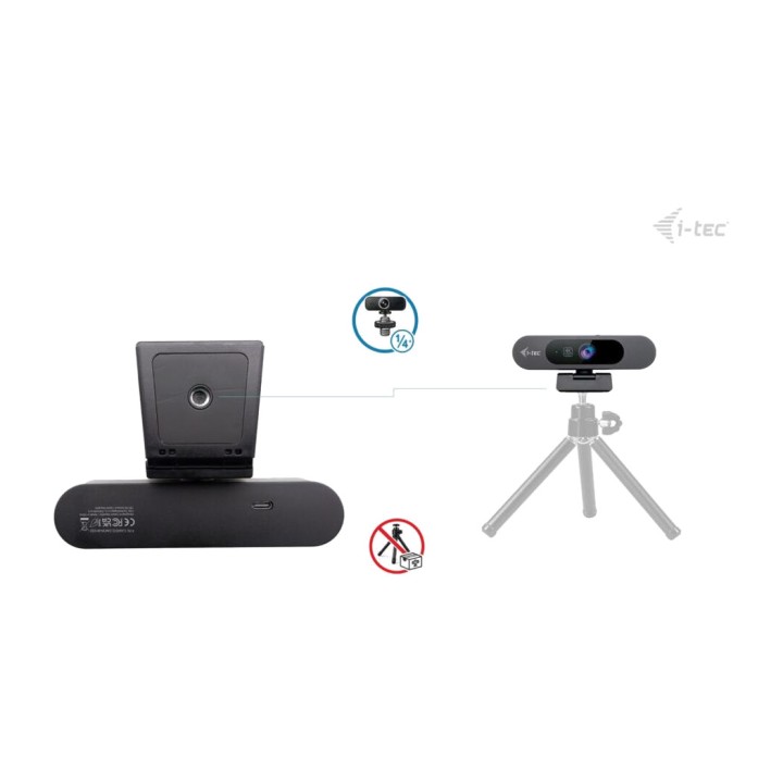 I-TEC Professionelle 4K-Ultra-HD-Webcam mit automatischer