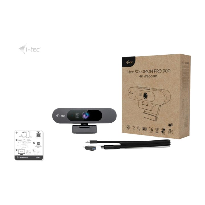 I-TEC Webcam professionnelle 4K Ultra HD avec cadrage