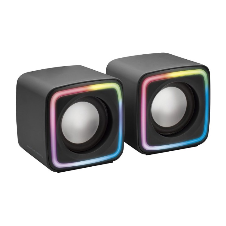 MARS GAMING Compact cube-shaped computer speakers MS-CUBE