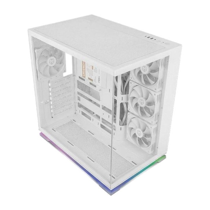 NOX Obudowa gamingowa semi-tower ATX z hartowanym szkłem i