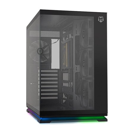 caja de ordenador gaming semitorre atx con cristal templado y argb hummer-galaxy gpu-420mm cpu-165mm