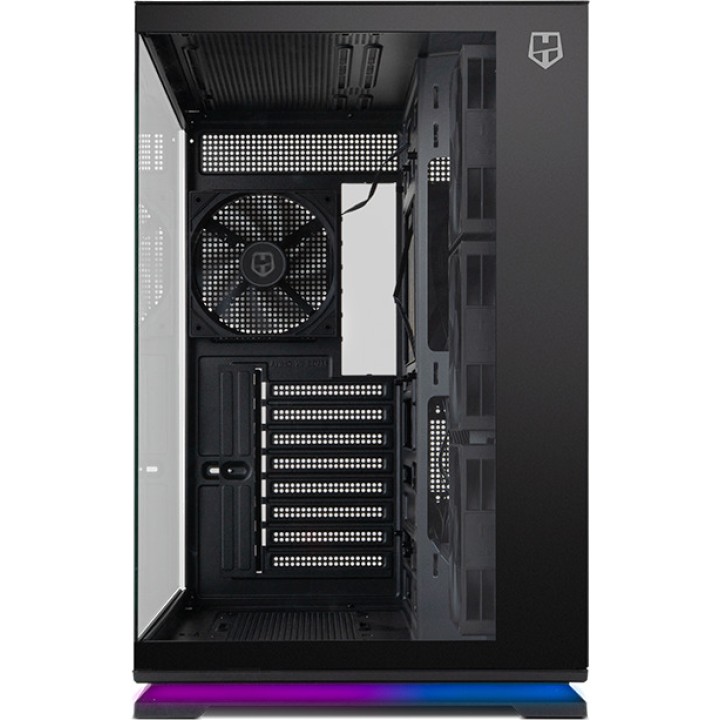 NOX Boîtier PC gaming moyen tour ATX avec verre trempé et