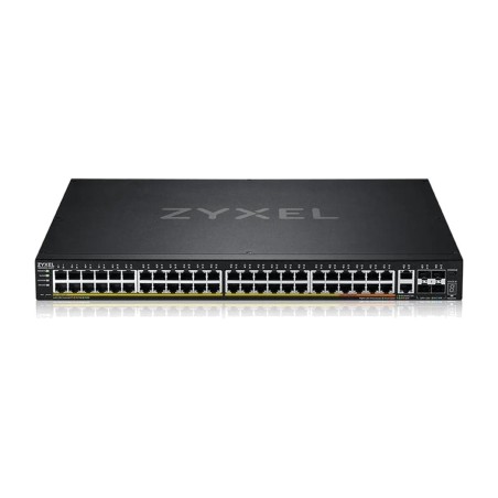 48-port gigabit poe l3 managed rack switch xgs2220-54fp 960w