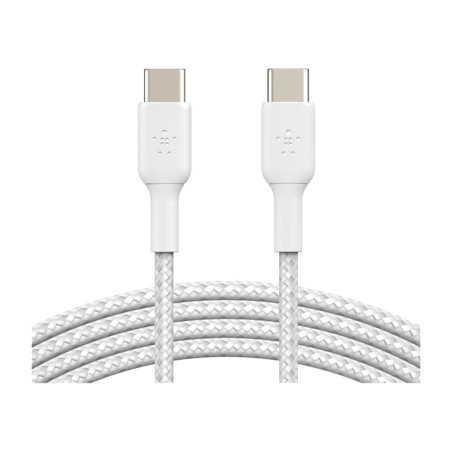confezione da 2 cavi intrecciati per la ricarica e il trasferimento dati con connettori usb-c cab004bt 100 cm