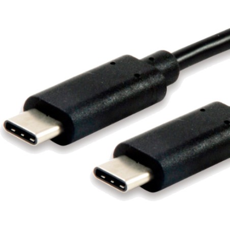 kabel usb-c s oboustrannými konektory samec awg30 1m