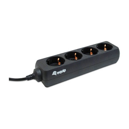 power strip with 4 schuko sockets and iec connector 333281 1.1m