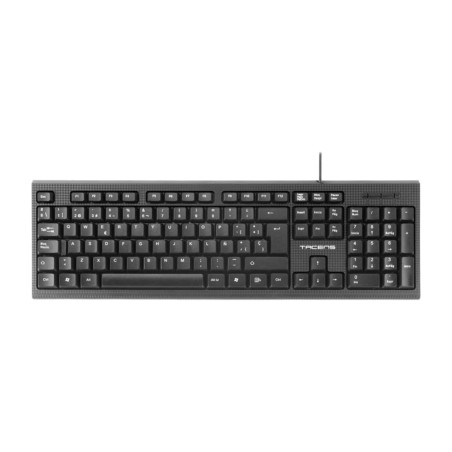 low-profile, quiet spanish keyboard with usb cable anima ak02 qwerty-es