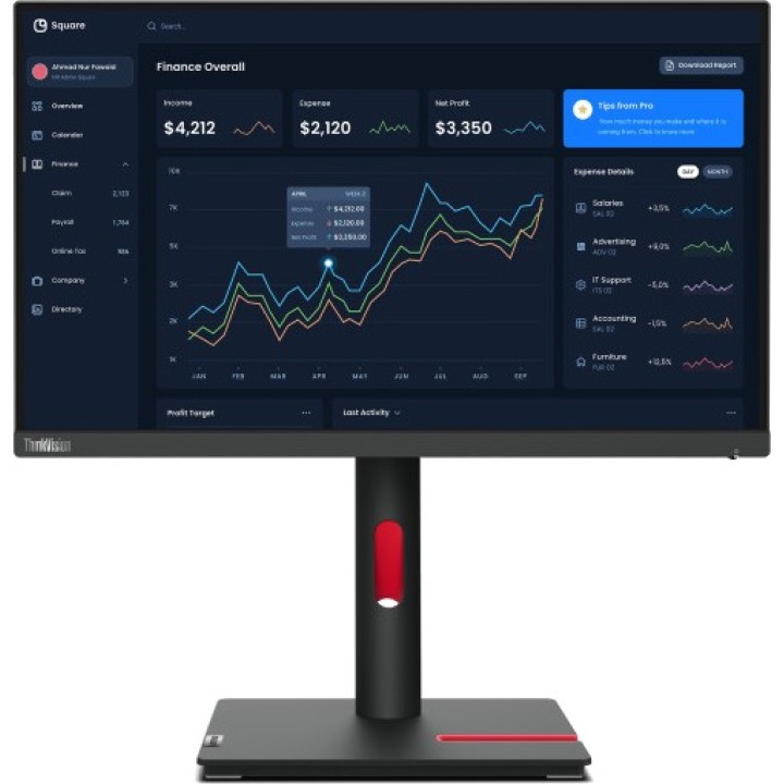 LENOVO Professioneel IPS-monitorscreen THINKVISION-T22I-30