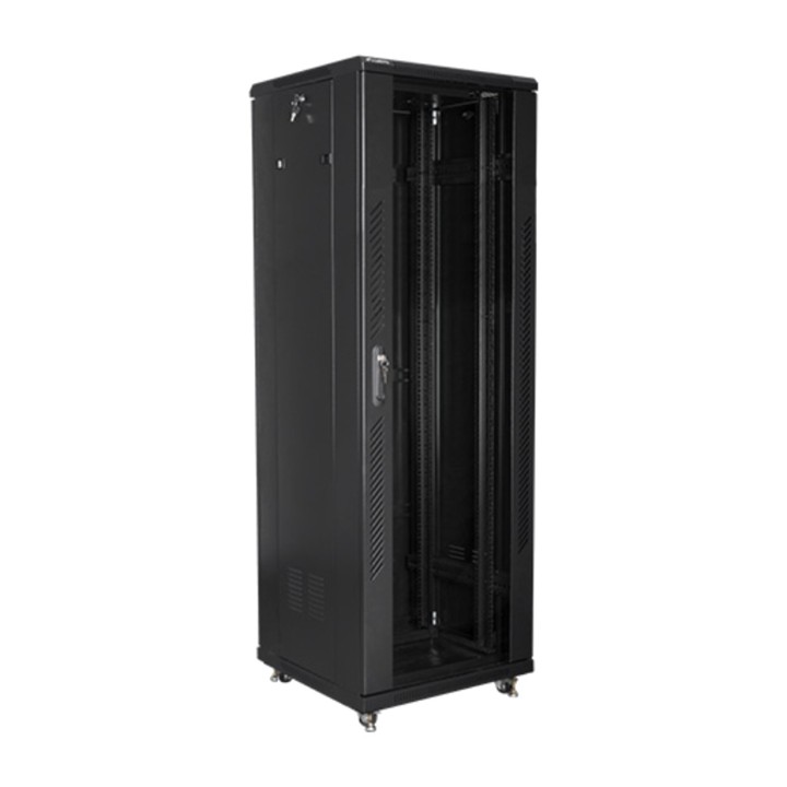 LANBERG Ντουλάπι δαπέδου rack με γυάλινη πόρτα 19" 37U