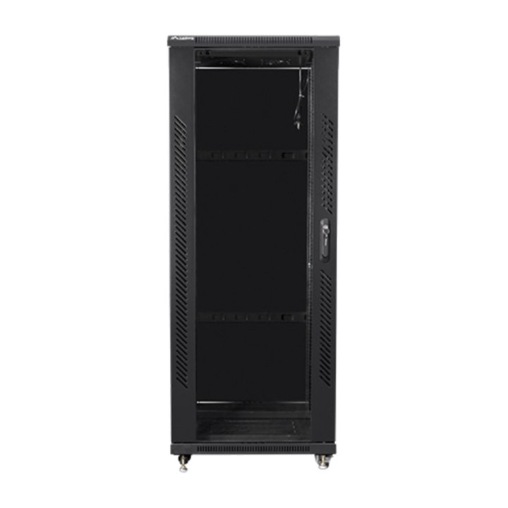 LANBERG Podlahová rack skriňa so sklenenými dverami 19" 32U