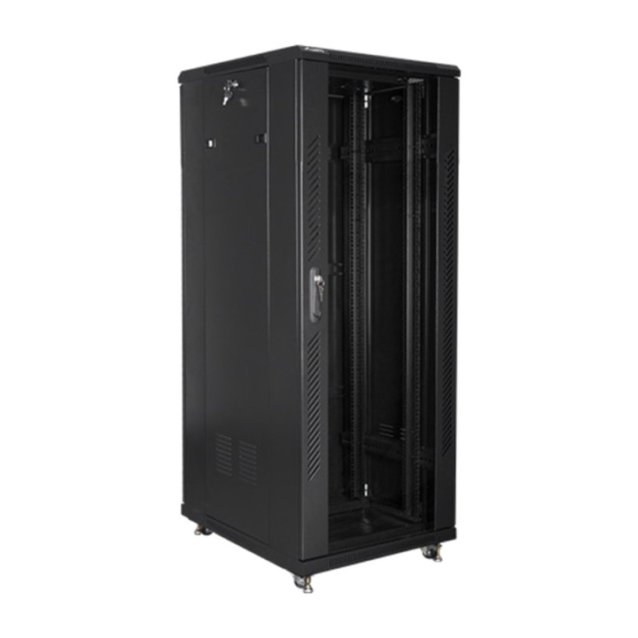 LANBERG Armario rack de suelo con puerta acristalada 19" 32U 600X800MM FF01-6832-12B DSP0000019367
