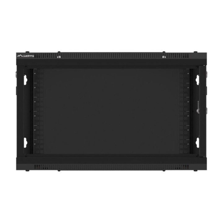 LANBERG Estante rack com porta metálica para montagem na
