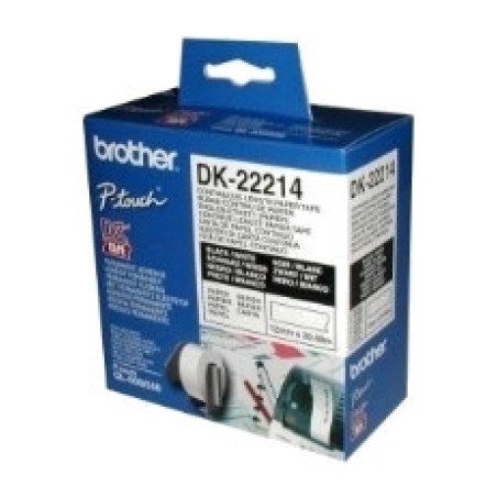 rotolo di nastro continuo per stampante di etichette dk-papel 12mm x 30,48m