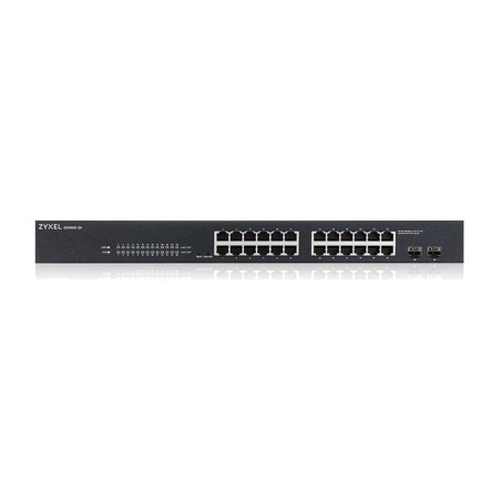 switch gestionado de 24 puertos gigabit con 2 sfp gs1900-24 v2