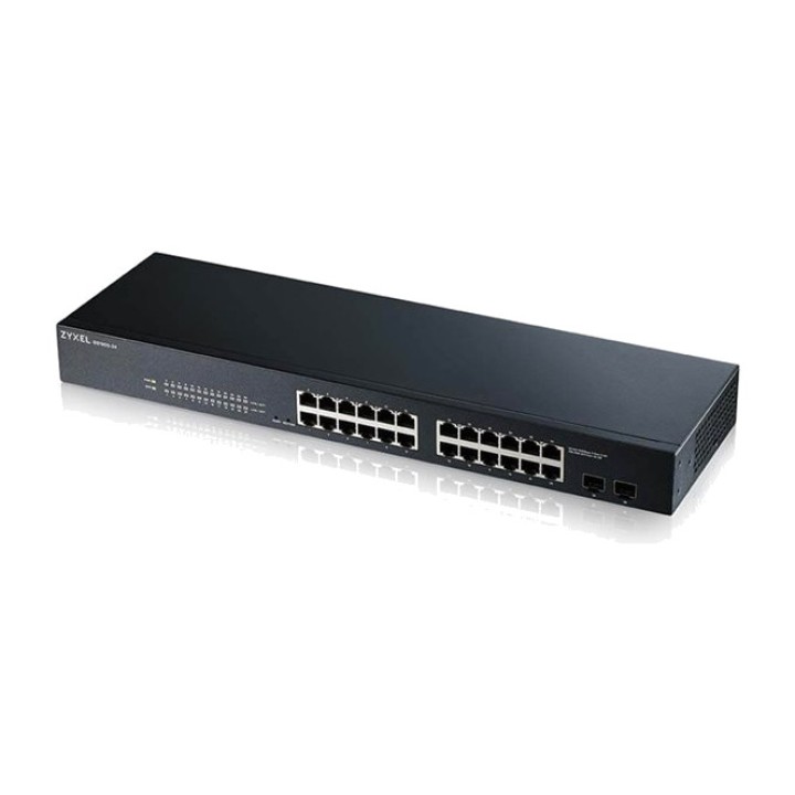ZYXEL Switch gestionado de 24 puertos Gigabit con 2 SFP