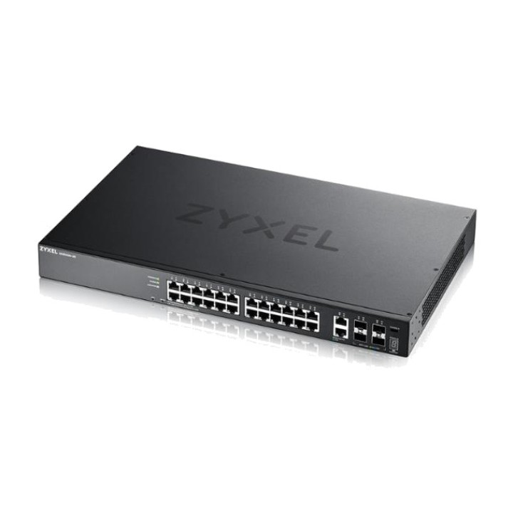 ZYXEL Verwalteter L3-Gigabit-Switch mit 24 Ports für