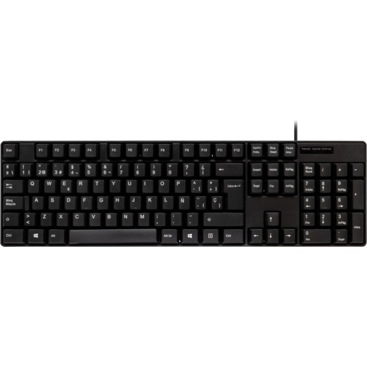 UNYKACH Tastiera spagnola e mouse cablato USB KIT-TR-OEM 105