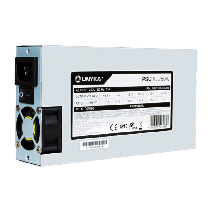 UNYKACH Flex ATX power supply for server 1U 250W APFC