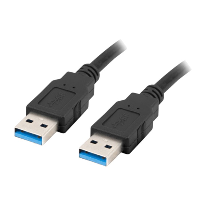 LANBERG USB-A 3.0-kabel med hanstik 5GBPS 180 CM